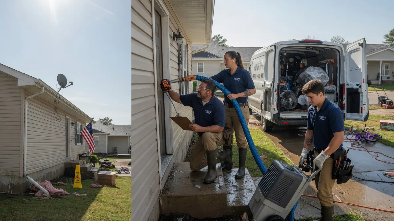 Ceiling Water Damage Restoration in Union, IL near me